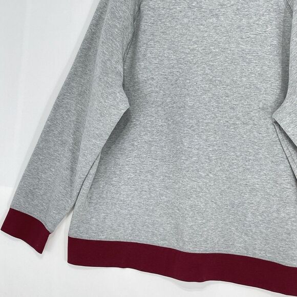 Mens Turtleneck Fleece Sweatshirt XLarge in Soft Grey Heather Club Room - Picture 16 of 16